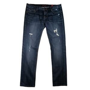 Cult of Individuality Teaser Skinny Jean Distressed Med Wash Womens 31 (33x31)